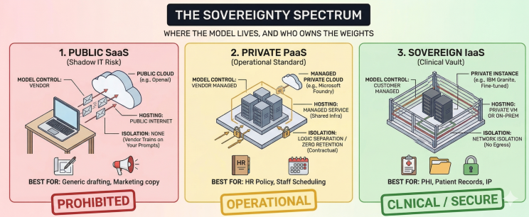 AI Governance / sovereignty spectrum diagram